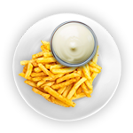 Garlic Sauce & Chips 
